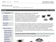 Tablet Screenshot of nebelwerk.de